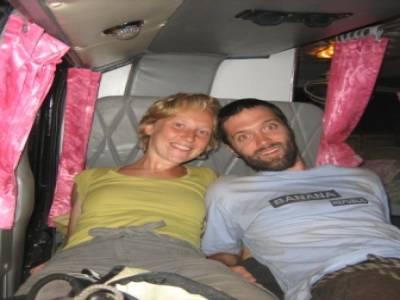 sleeping bus
