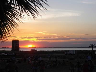 Pas mal le coucher de soleil !