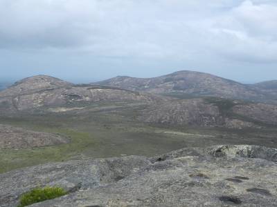 En haut du Frenchman peak