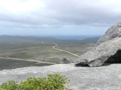 En haut du Frenchman peak