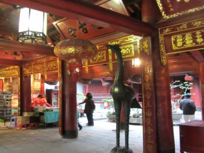 Intérieur du Temple de la Littérature