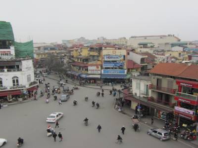Vue en hauteur du centre