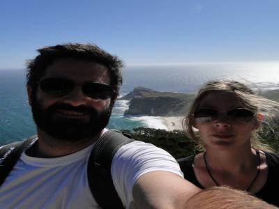 Titi et Van a Cape Point 