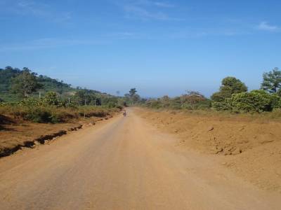 Piste entre Thateng et Tad Lo