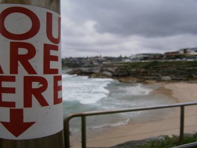 You are here, tamara beach