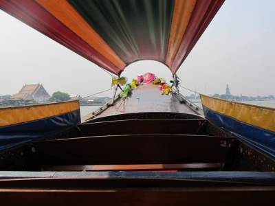 Balade en bateau sur les klongs