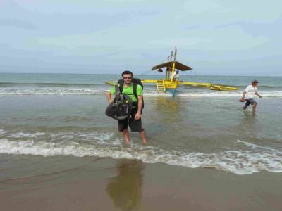 On quitte notre belle plage, sniff!!