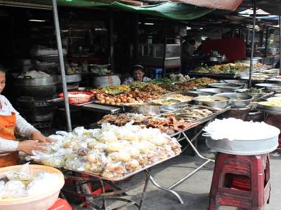 A market in Phnom Penh