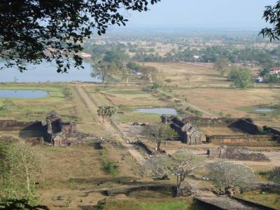 Wat Phou vue d en haut