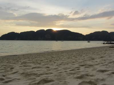 Coucher de soleil sur Phi Phi