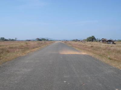 La route sur l ile de Don Khong