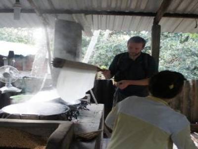 Fabrication de la galette de riz