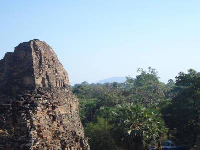 Vue sur la foret depuis le temple Pre Rup