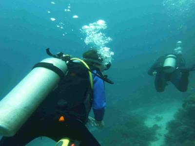 Isa et son dive master