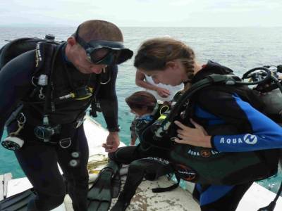 Verification materiel avec son dive master