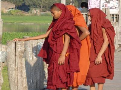 Amarapura - Pont U Bein (en tek)