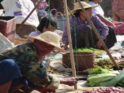 Lac Inle - Marche de Maing Thauk