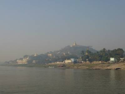 en route pour Bagan sur l'Ayeyarwady
