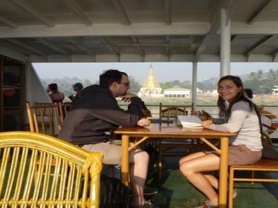 en route pour Bagan sur l'Ayeyarwady