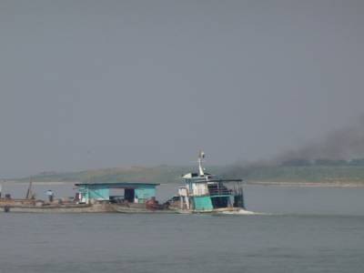 en route pour Bagan sur l'Ayeyarwady