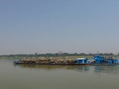 en route pour Bagan sur l'Ayeyarwady