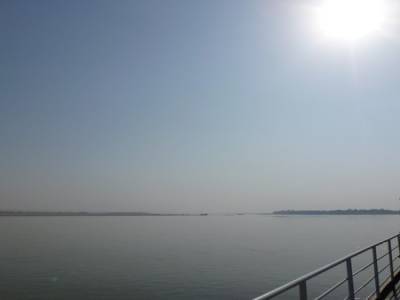 en route pour Bagan sur l'Ayeyarwady