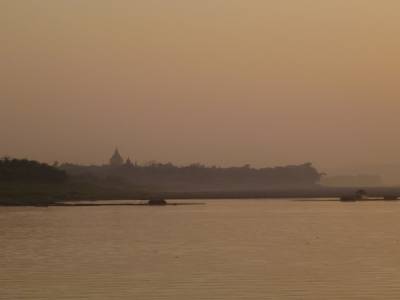 en route pour Bagan sur l'Ayeyarwady