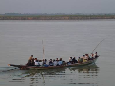 en route pour Bagan sur l'Ayeyarwady