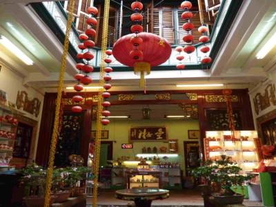 Interieur d'un magasin chinois