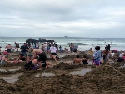 Hot water beach