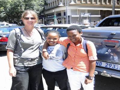 Van et jeunes filles à Pietermaritzburg
