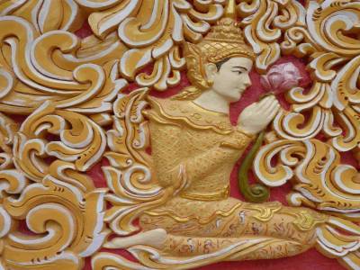 Detail temple birman