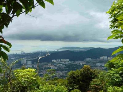 Vue sur Georgetown via Penang Hill 