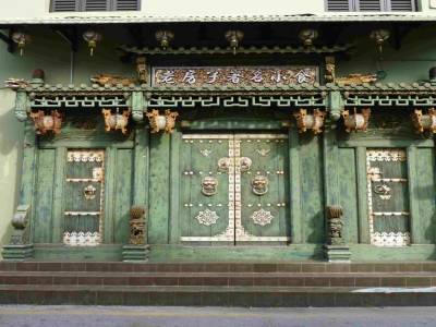 Devanture maison chinoise