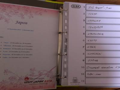 Classeur des activités