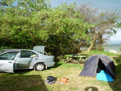 Camping gratuit au bord de mer