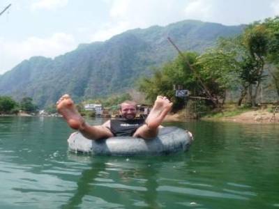 Tubing à Vang Vieng