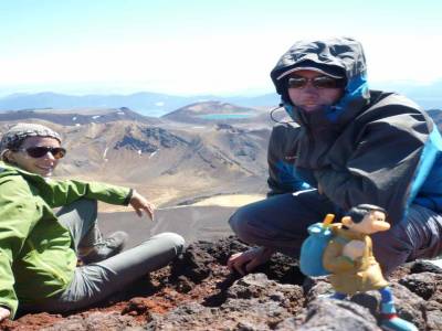 Tongariro : crossing track avec Gaston