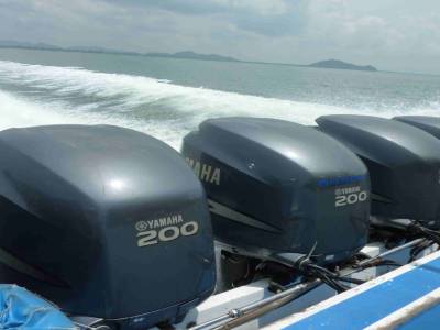 Ca ne rigole pas en Thailande avec les Fast Boat!!