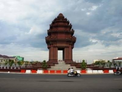 Le monument de l'indépendance à Phnom Penh