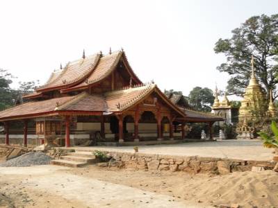 Temple bouddhiste d un petit village