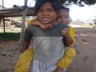 Enfants a Kompong Chnang