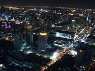 Bangkok vu de la tour Bayoke, à plus de 300m