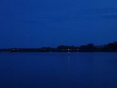 Kampot by night fall