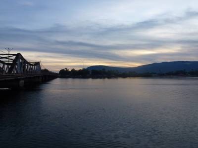 Kampot by night fall
