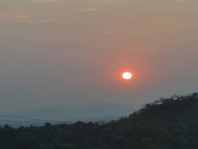 Coucher de soleil - rouge, comme tous les soirs