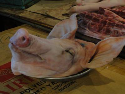 Toujours sur le marche de Vientiane