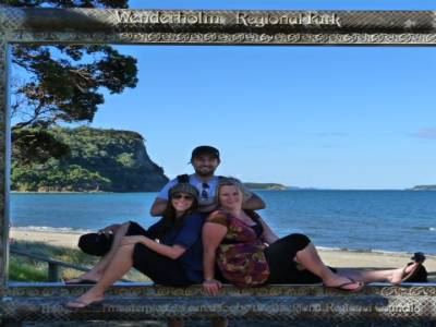 Plage près d'Auckland - Playa cerca de Auckland