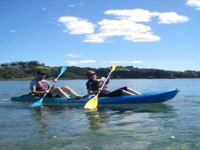 Sortie kayak sur lac - Piragüismo en el lago