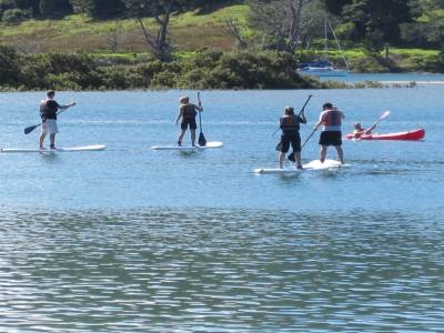 Sortie kayak sur lac - Piragüismo en el lago